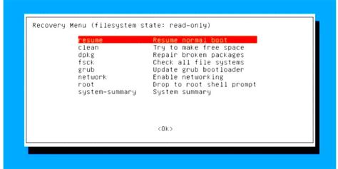how to run ubuntu in safe mode