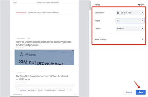 how to save a pdf in chrome