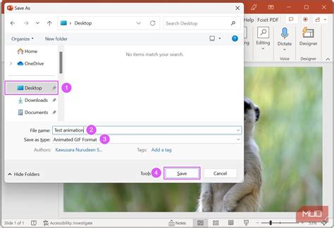 how to save gif in powerpoint