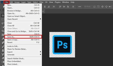 how to save ico format in photoshop