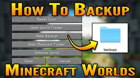 how to save minecraft server