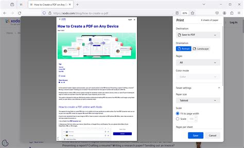 how to save page in browser