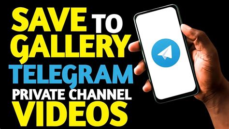 how to save private telegram channel downloaded videos in ... - YouTube