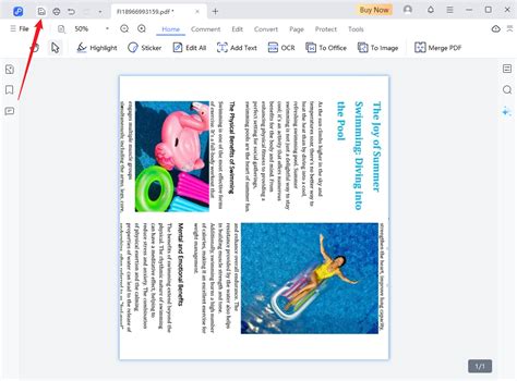 how to save rotated view in pdf