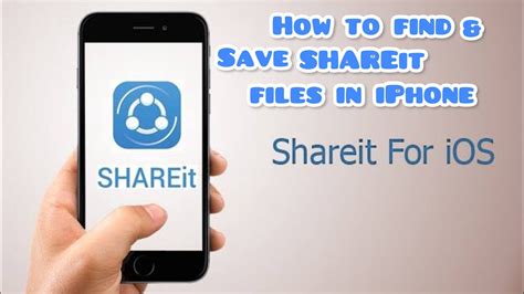 how to save shareit videos in iphone
