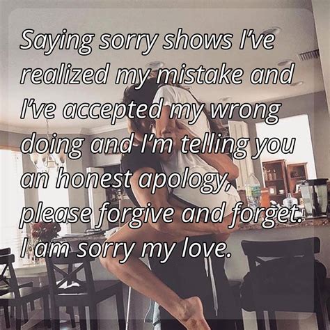 how to say sorry to your woman