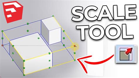 how to scale a model in sketchup
