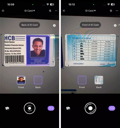 how to scan id card in mobile
