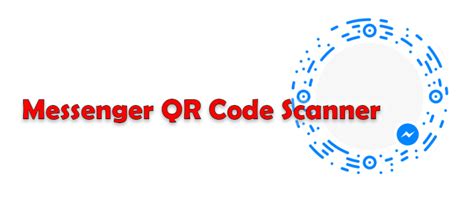 how to scan qr code in messenger