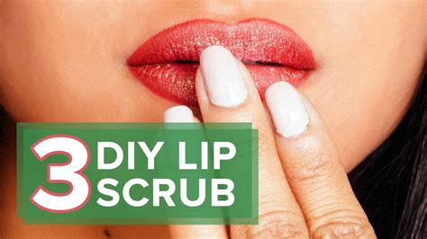 how to scrub chapped lips video