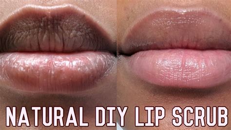how to scrub dark lips at home faster