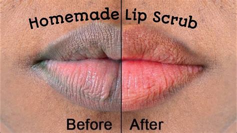 how to scrub dark lips