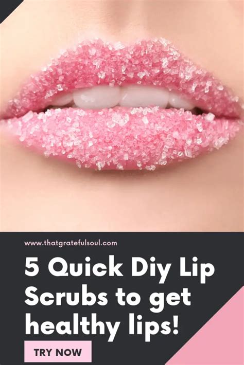 how to scrub lips at home without
