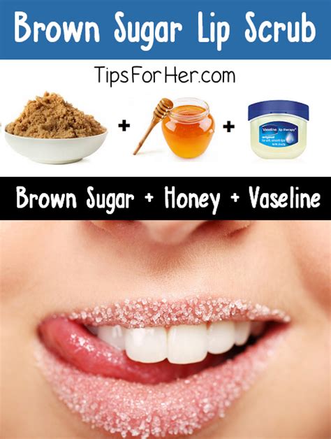 how to scrub lips with sugar substitute
