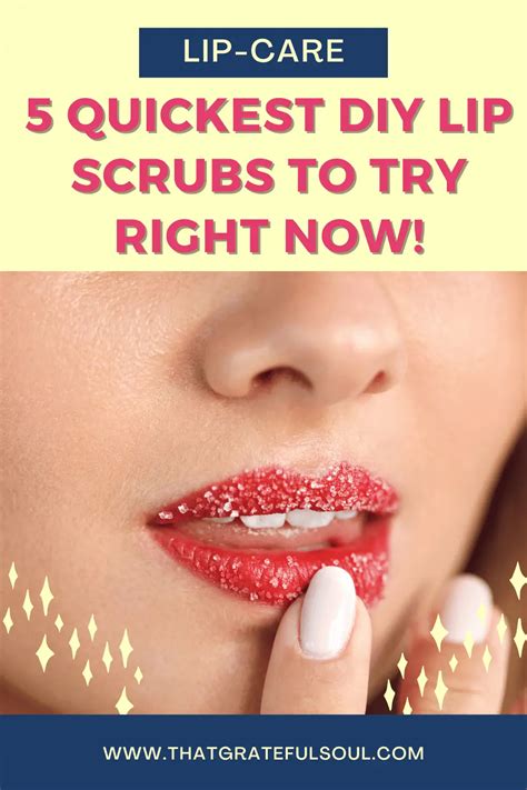 how to scrub my lips at home fast