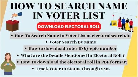 how to search name in electoral roll