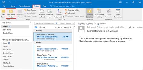 how to search old mail in outlook