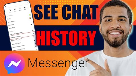 how to see chat history in messenger