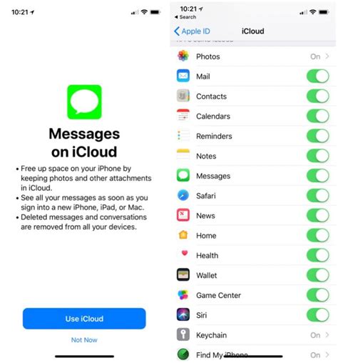 how to see childs text messages on icloud
