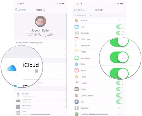 how to see my texts on icloud