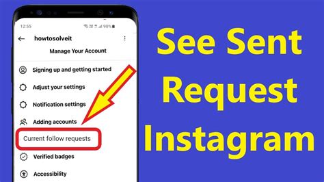 How To See Sent Request On Instagram