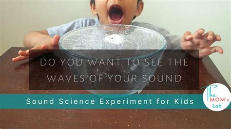 How To See Sound Science Experiment Waves Science Experiments - Waves Science Experiments