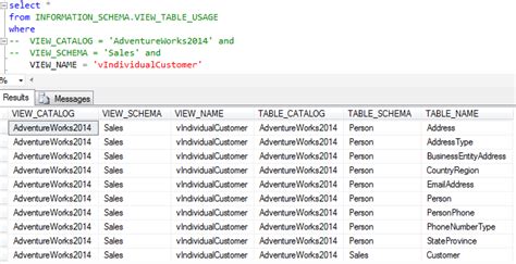 how to see tables in database sql