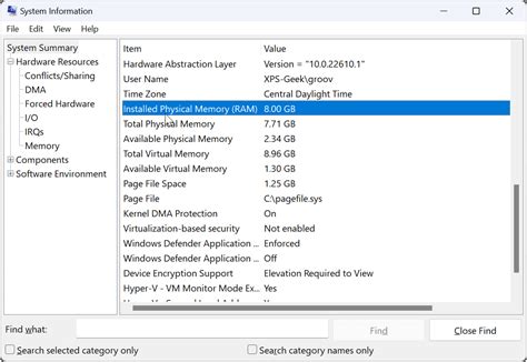 how to see what ram is installed