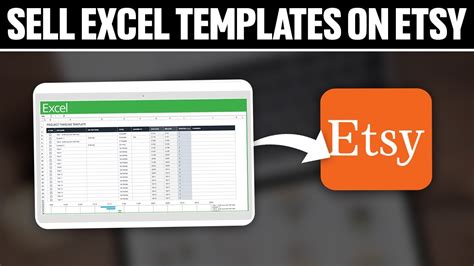 how to sell excel templates on etsy