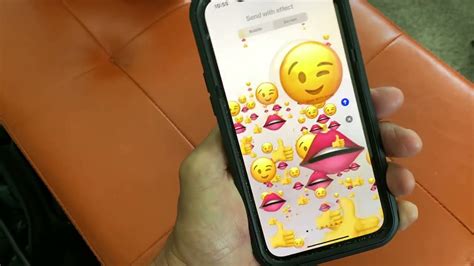 how to send emojis with effects on iphone