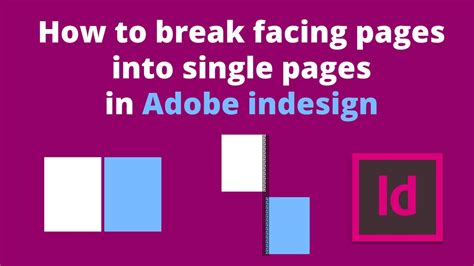 how to separate pages in indesign