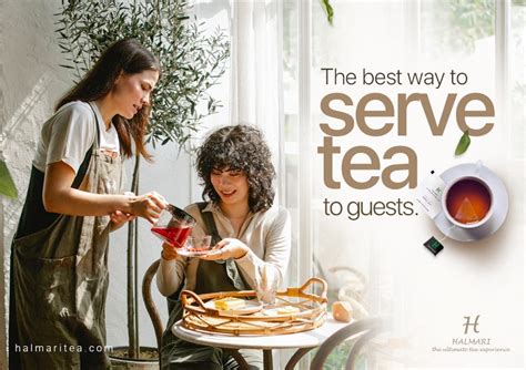 how to serve tea to guests