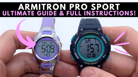 How To Set Armitron Watch