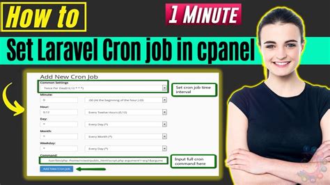 how to set cron job in cpanel
