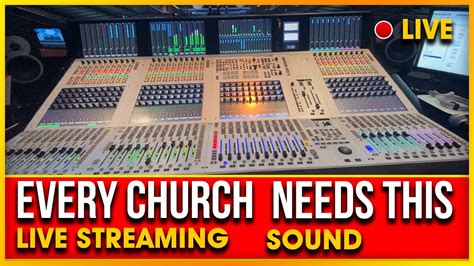 how to set mixer in church