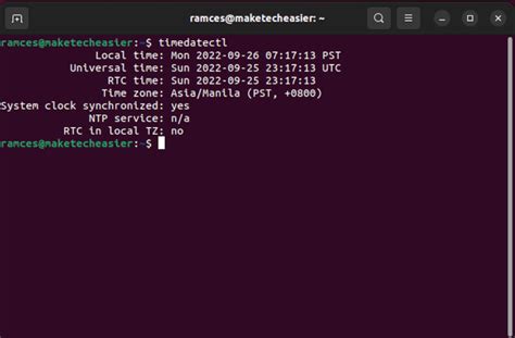 how to set ntp in linux