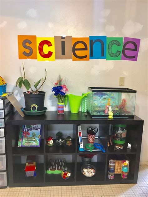 How To Set Up A Science Center In Preschool Science Center Sign - Preschool Science Center Sign