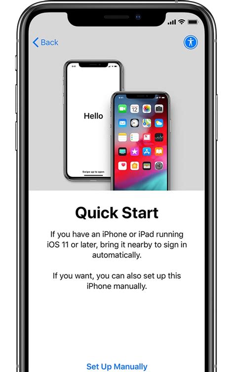 how to set up new iphone without updating