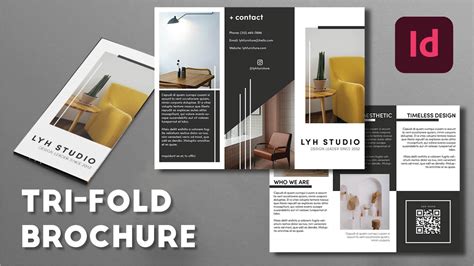 how to setup a trifold in indesign