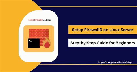 how to setup firewall in linux