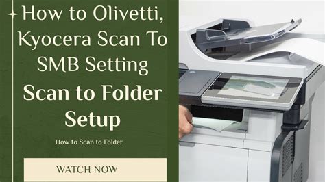 how to setup scan to smb on kyocera 100% solved