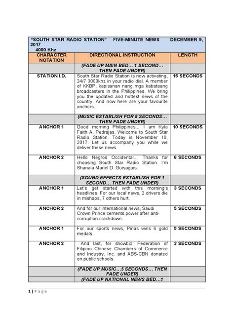 how result make a box broadcasting script
