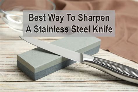 how to sharpen stainless blades Bushcraft USA Forums