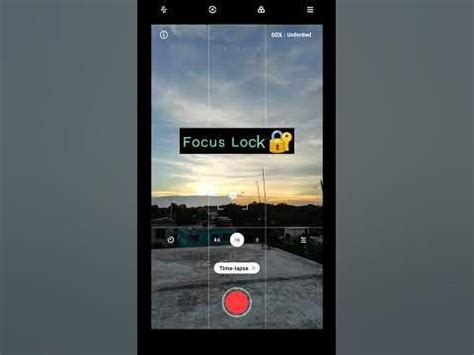 how to shoot time lapse in mobile