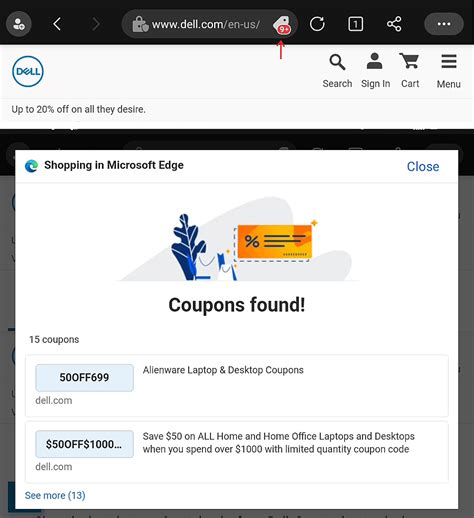 how to shop with Microsoft Edge to save money online