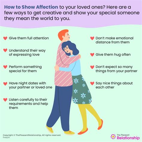 how to show affection without kissing someone