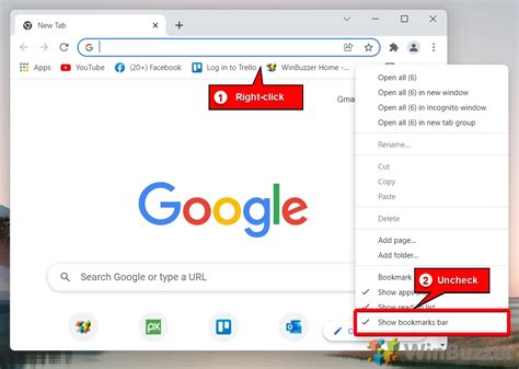 how to show all bookmarks in chrome