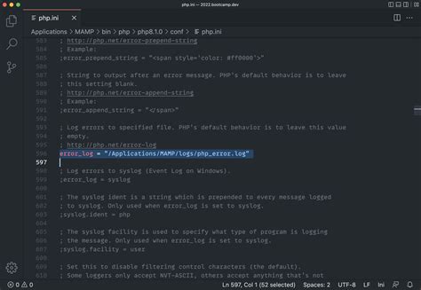 how to show error in php
