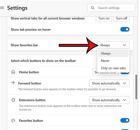 how to show favorites