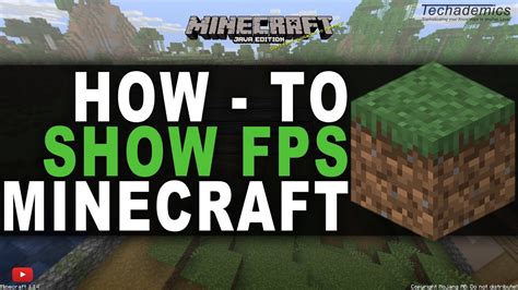 how to show fps in minecraft